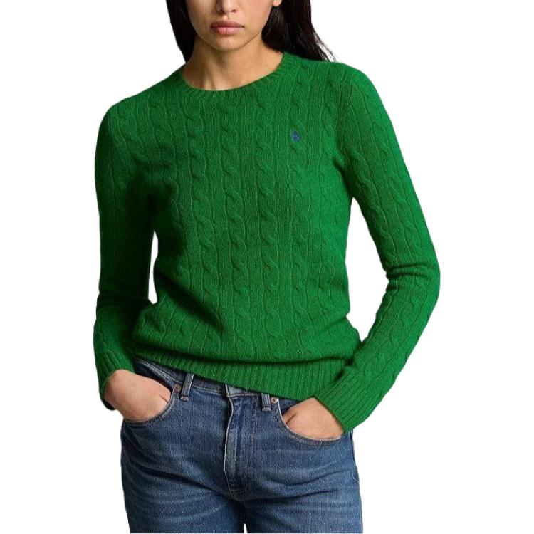 Polo Ralph Lauren Crew Neck Solid Color Long Sleeve Sweater Women sweater 211882916-501
