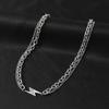 Fashion Hip Hop Double Layer Chain Stainless Steel Male Necklace Zircon Lightning Pendant Necklace Mans Party Jewelry Gift