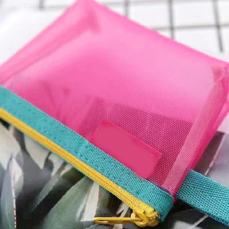 Portable Cosmetic Bag Large Capacity Nylon Mesh Bag Makeup Organiser Storage Pouches For Jewelry Cosmetics Supplies