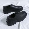 Casual Small Leather Shoes Men'S Trend Teen British Hairstylist Brock Men'S Shoes 21260-R