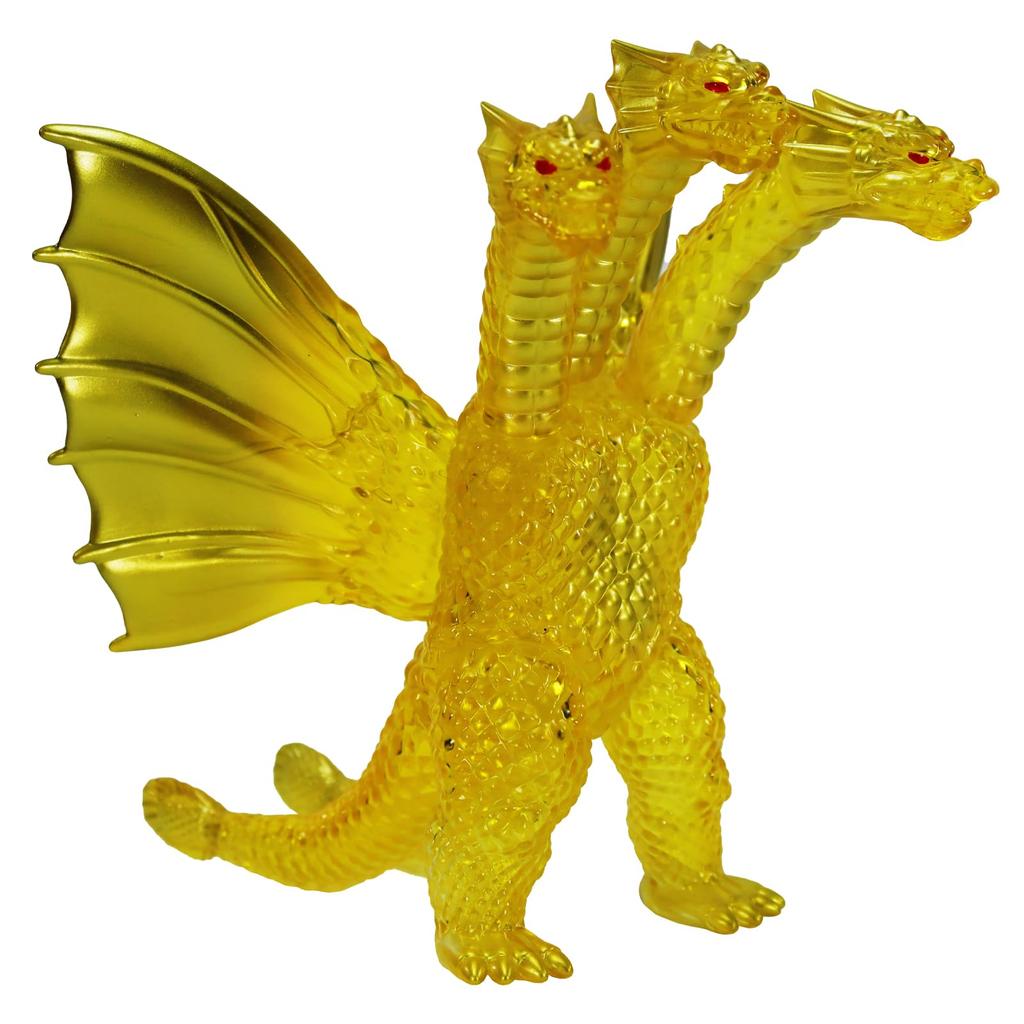 Character Content Production CCP Medium Size Series Godzilla EX Godzilla King Ghidorah King Ghidorah Clear Yellow Approximately 130mm PVC Figure (CCP)