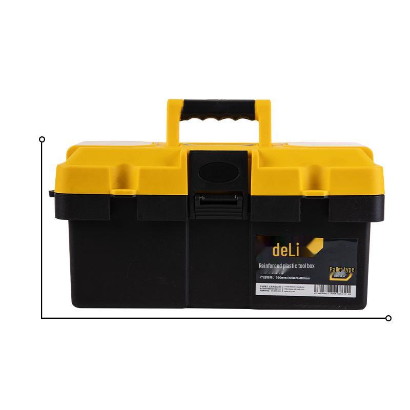 Deli Tools 14" Multi-Functional Tool Box DL-TC240 for Car & Home
