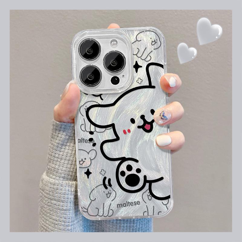 

Подходит для Huawei Pura70 Чехол для мобильного телефона Vivos17pro Line Puppy Stand Oppo Feather Yarn Xiaomi 13 Laser Redmi Note 12 Pro