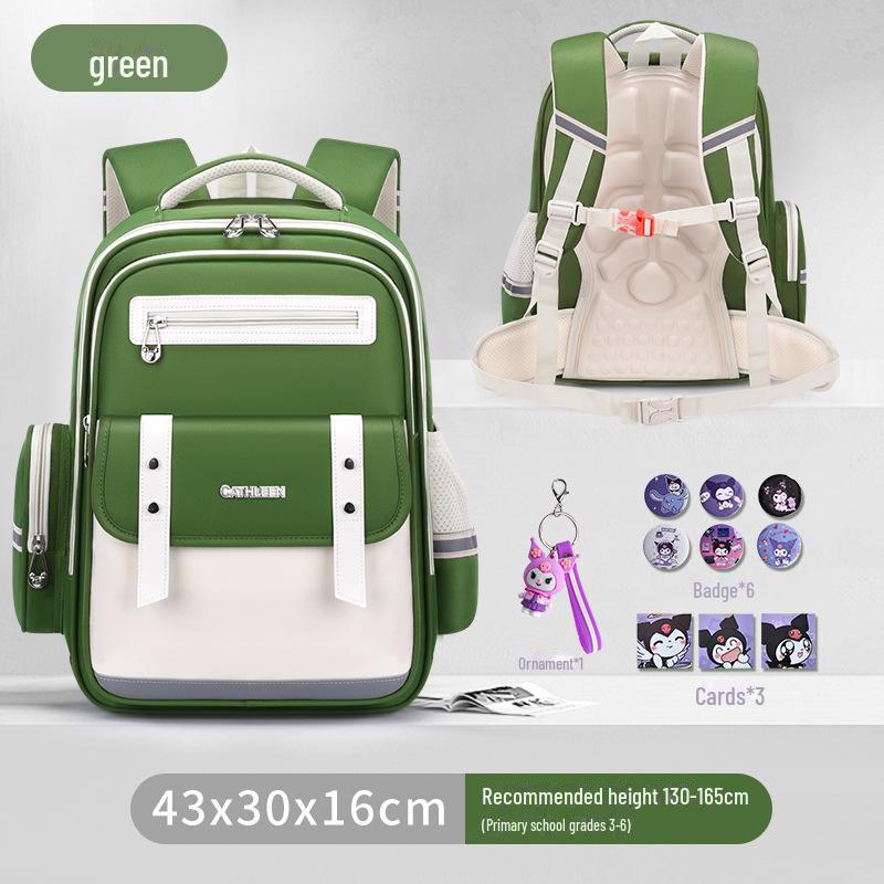 Cloud Schoolbag: Large Capacity, Lightweight Backpack for Grade 1-6 Boys & Girls
