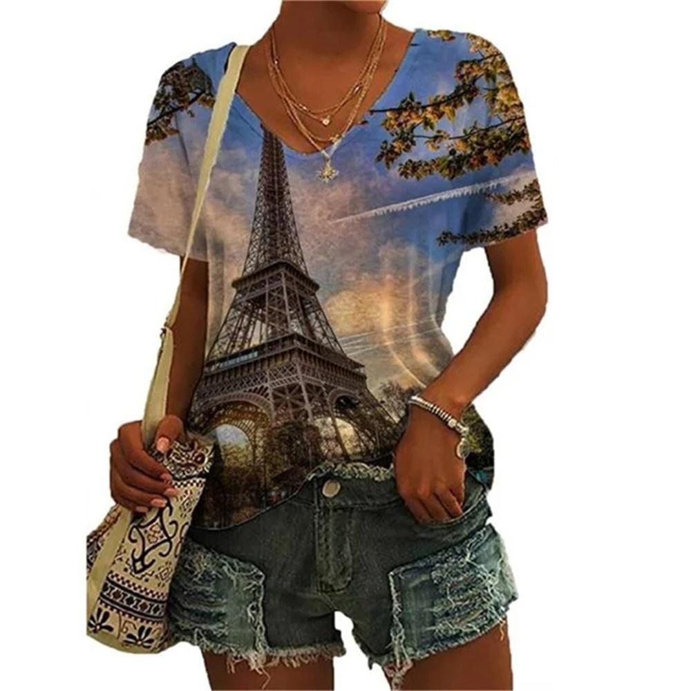 Scenic Iron Tower 3D картина с забавным узором — фото 9