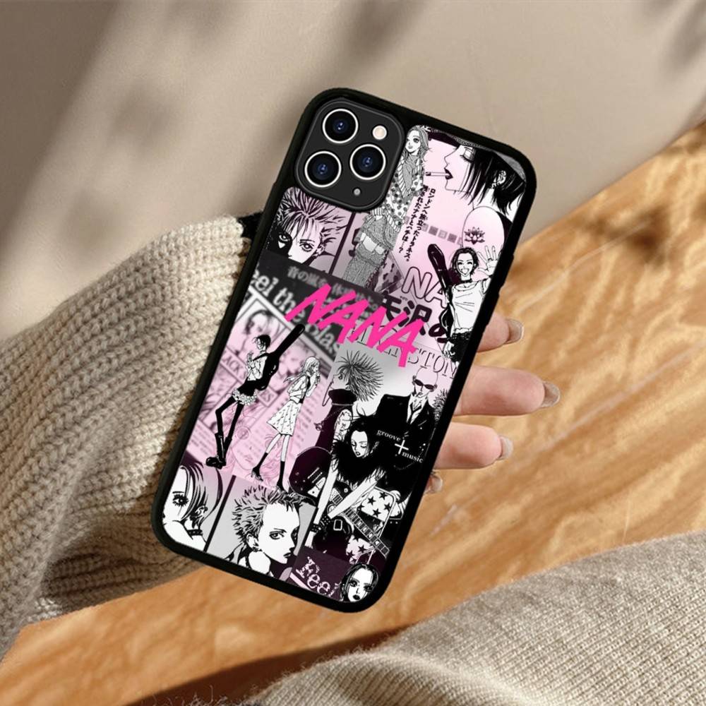 Anime Cool Nana Osaki Phone Case For iphone 11 12 13 14 15 Pro Max 17 16 Plus Hard PC+TPU Back Cover