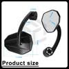 For Harley-Davidson Sportster S/ RH1250S / 1250S / Nightster 975 / RH 975 /CNC Motorcycle Bar End Rearview Mirror Aluminum Alloy