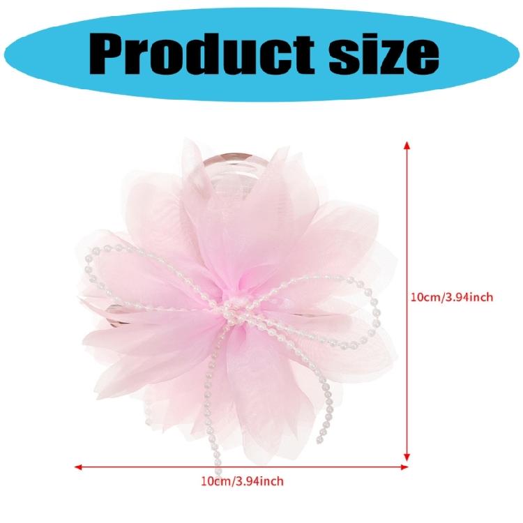 Breathable Mesh Hair Clip Hair Accessory Effortless Styling Solution Quick Morning Routine Essential For Students