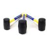 Soft Rubber Hammer Rubber Mallet Soft Hammer Soft Impact Tool for Crafts, Camping, Furniture Assembly Hand Tool
