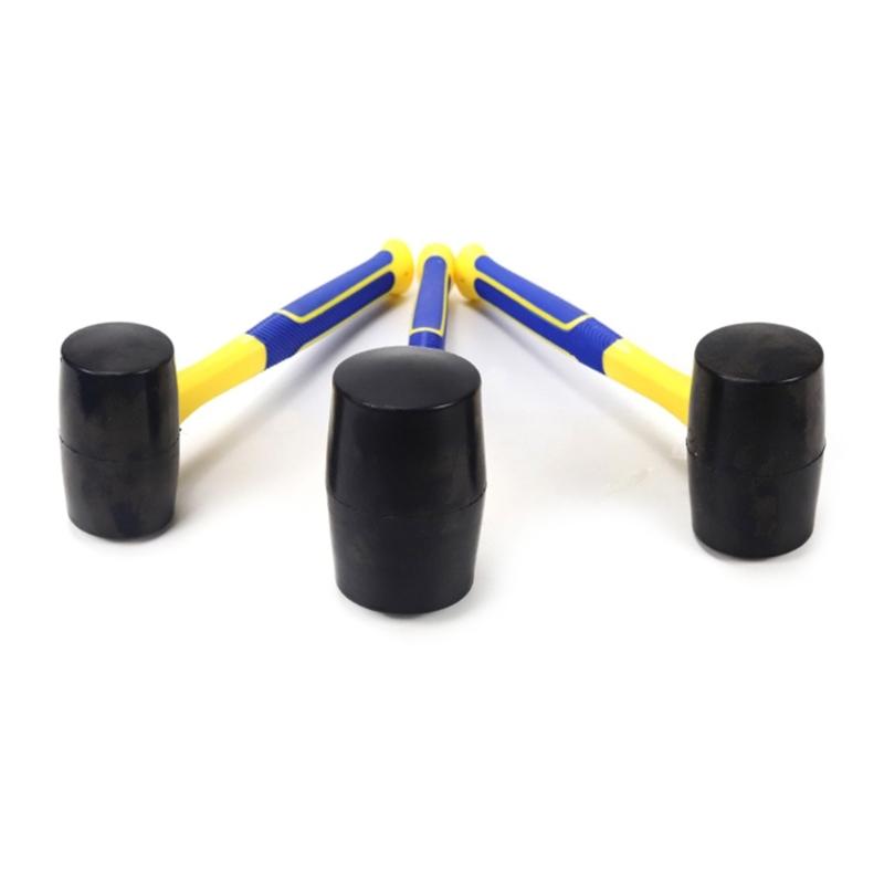 Soft Rubber Hammer Rubber Mallet Soft Hammer Soft Impact Tool for Crafts, Camping, Furniture Assembly Hand Tool