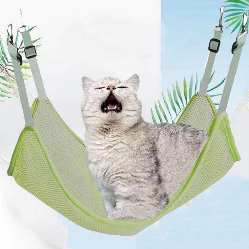 Atmungsaktive Katzen Netz Hängematte Langlebige Haustierkäfig Hängematte Katzenzubehör Haustiernest Indoor