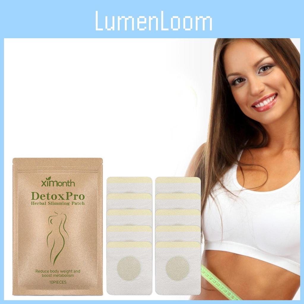 Ximonth 10pcs Slimming Body Patch For Firming Tummy And Thighs