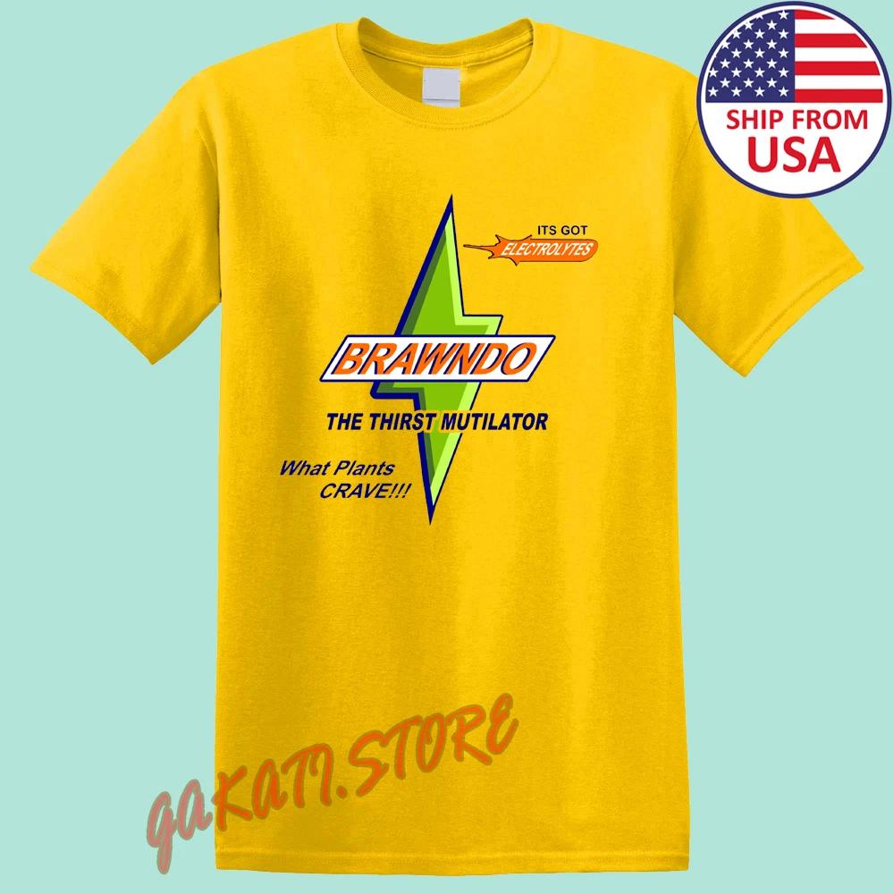 Brawndo Idiocrazy Got Electrolytes 90 s Men s Daisy Yellow Size S-5XL 3XL
