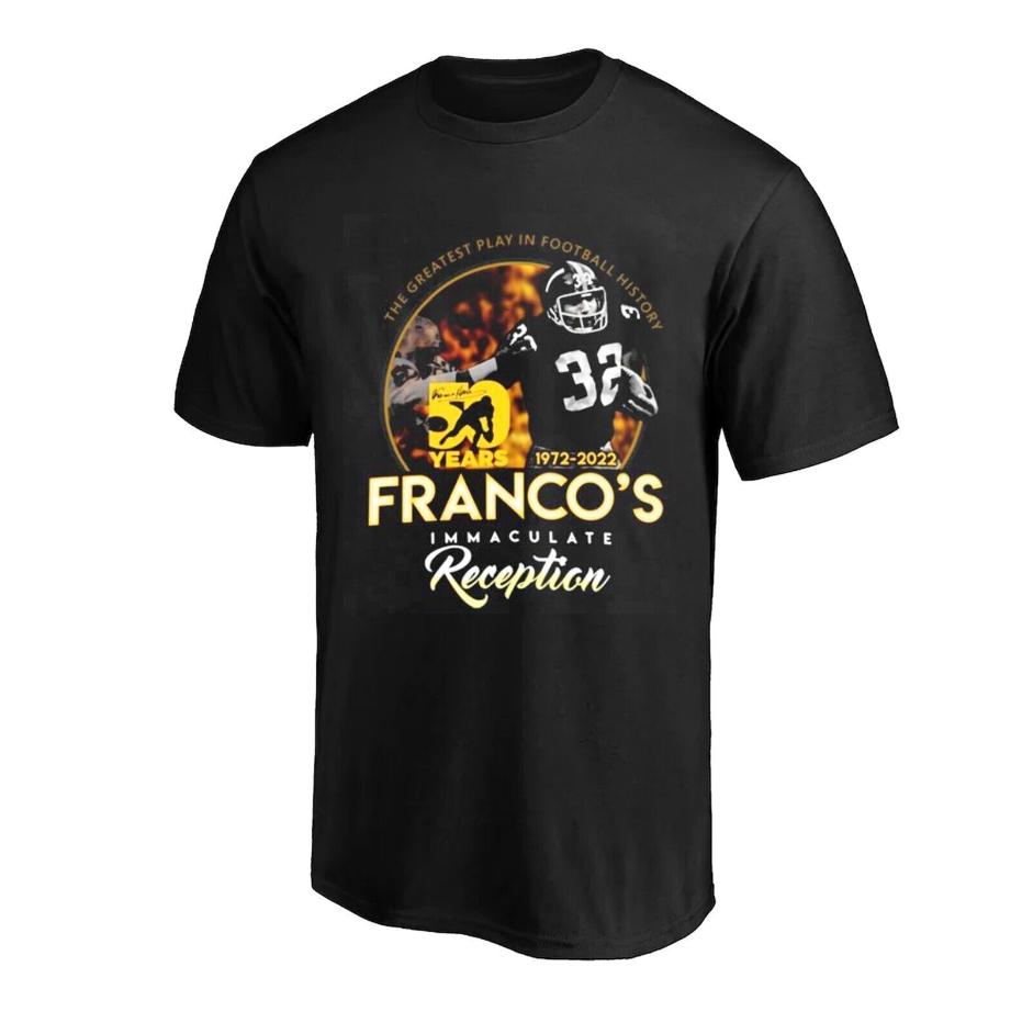 

Franco Harris Immaculate Reception Nk You Memories Unisex T-Shirt
