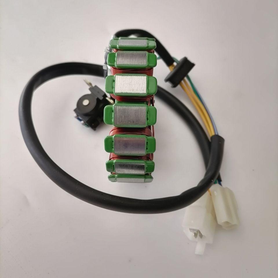 Compatible GN125/GS125 Taizi Zuanbao HJ125K Engine Magneto Stator Assembly