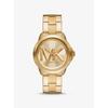 Oversized Brynn Gold-Tone Watch MK7317