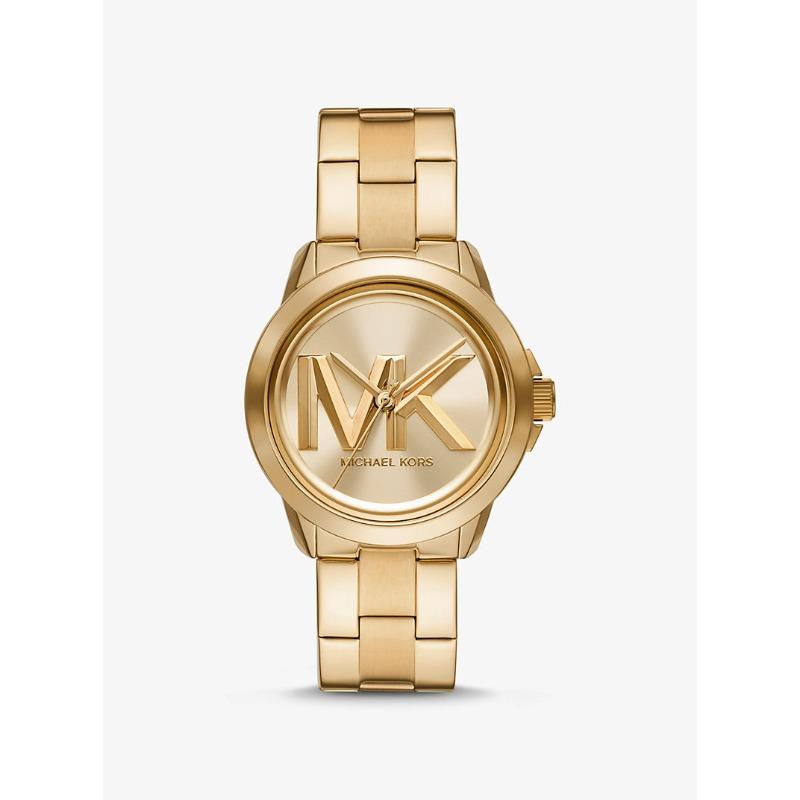

Большие золотистые часы Michael Kors Brynn MK7317 золотой