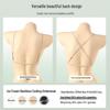 Ice Cream Backless Seamless Wireless Bra - Comfortable Women's Criss-Cross Thin Strap with Fixed Cup