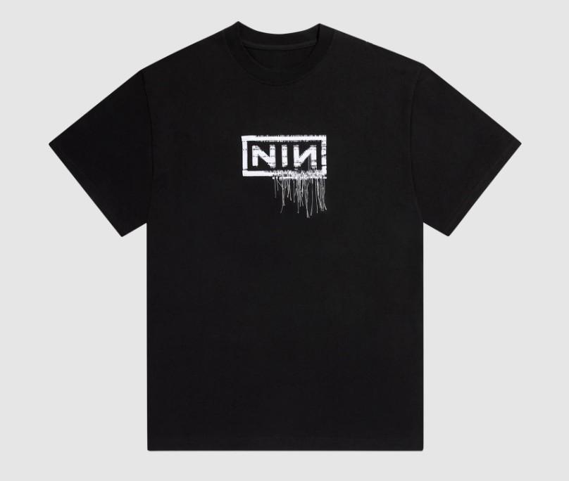 NIN Nine Inch Nails With Teeth 20 Thread Tee Size S-5XL Reprint S разноцветный
