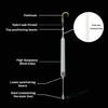 Barbed Hook Fishing Tackle Ready to Use Anti Bottom Carp Rigs Fishing Lures Suspension Fishing Hair Rigs Hook
