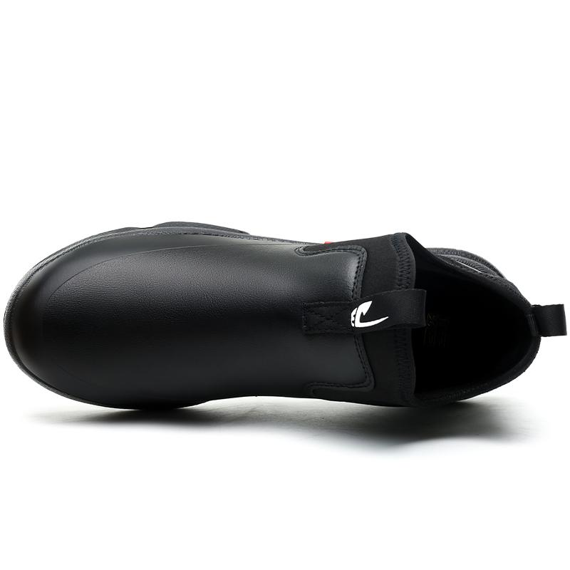 Fashion Chef Shoes Four Season New Anti Slip Oil Resistant Plus Size Business Casual Men's Work Leather Shoes Fashion Comfort Soft Soled