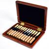 Marigaux Wooden Reed Case for Oboe, Holds 12 Reeds, Color: Brown