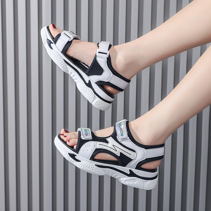 Літні надлегкі сандалі Жіночі спортивні сандалі Дівочі сандалі на липучці для дівчаток