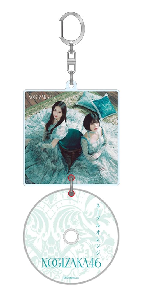 [Nogizaka46] CD-shaped keychain, navel orange