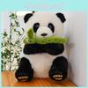 Flute Panda Bamboo Plush Toys Cute Cartoon Childrens Sleep With Dolls Gifts