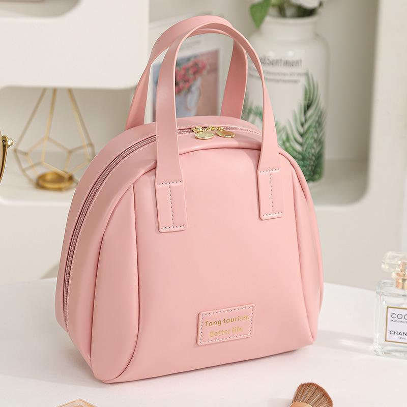 Maillard Large-Capacity Cosmetic Bag: Portable Travel Organizer for Makeup Brushes and Toiletries