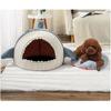 Cats Tent Bed House for Indoor Small To Large Cats Soft Cute Shark Shape with Anti-Slip Bottom Machine Washable Cushions