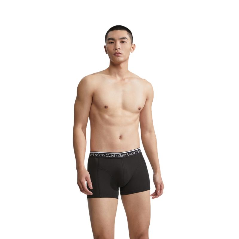 Calvin Klein Logo Jacquard Waistband Cotton Breathable Boxer Briefs 3-Pack Men Underwear NP2421O9WV