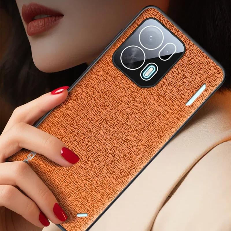 For OPPO K15 Pro Plus Leather Texture Camera Lens Film Protection Case For OPPO K15 Pro+ Soft Silicone Shockproof Cover Bumper