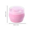 FRCOLOR Baby Powder Puffs, Set of 2, Powder Case Container, Talcum Powder, Empty, Pink, Baby Powder, Plush Puff, Kids Powder Puff, For Babies and Chil