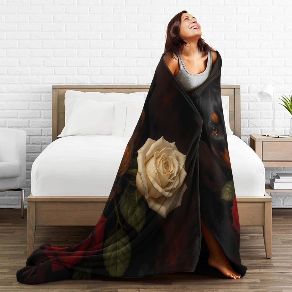 Cane Corso Blanket Quality Super Warm Throw Blanket Winter Picnic Outdoor Aesthetic Bedspread