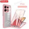 PocoX6 360 Full Body Front+Back Clear Case Shelluxe For Xiaomi POCO X6 Pro Pocophone X6Pro 5G Silicone Double Sided Phone Cover