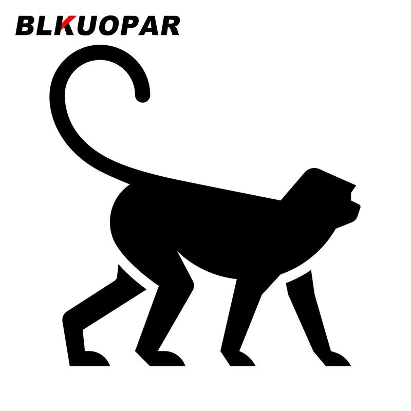 BLKUOPAR For Monkey Silhouette Clipart Car Stickers Creative Personality Decals Refrigerator Helmet Decor Car Label DIY