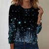 Long Sleeve Shirts For Women Cute Print Graphic Tees Blouses Casual Plus Size Basic Tops Pullover