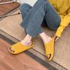 Platform Slippers Women's Wear High-end Casual Style Word with Boken Shoes Korean Version Versatile 2025 New Sandals
