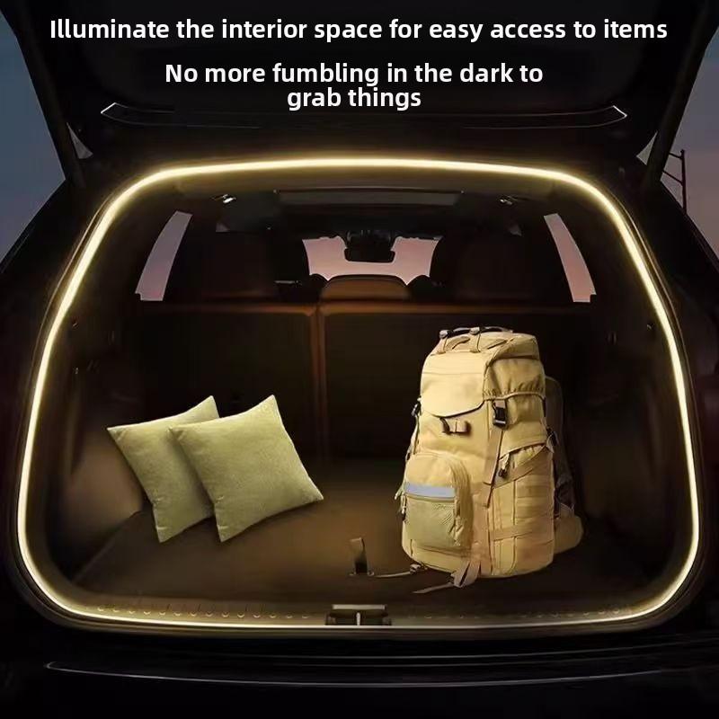 Universal Rear Trunk Light for All Car Models, Suv and Sedan Trunk Lighting, Ambient Light, Automatic Sensing Led Camping Light
