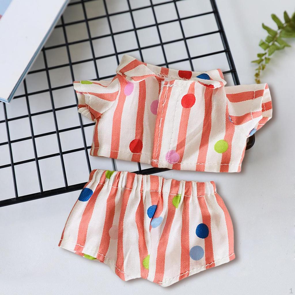 Doll Attire Set for 15cm Dolls - Chic Dress Collection