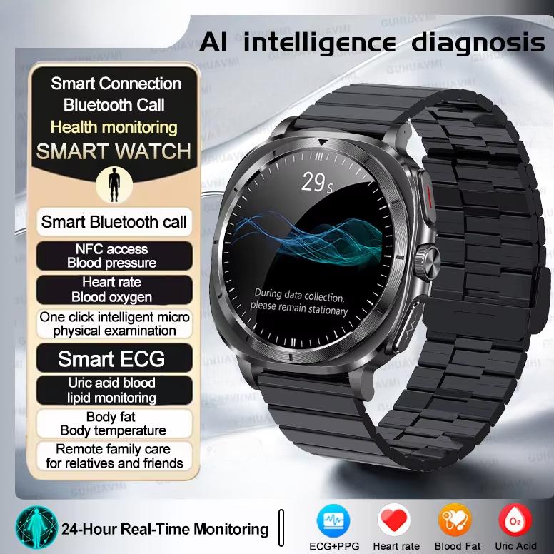 2025 Neue Gesundheitsuhr 7 Ultra Smartwatch Harnsäure Blutfette EKG+PPG Blutdruck Herzfrequenz Smartwatch