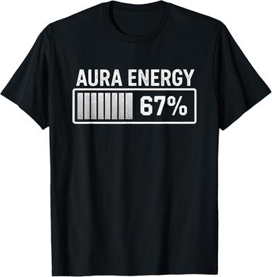Aura At 67 Funny Six Seven Meme Gen Alpha Slang T-Shirt Unisex Shirt