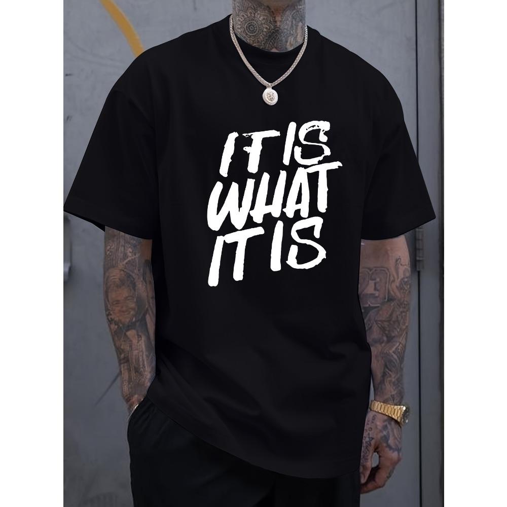 

European sizes [Summer Casual Short Tee Shirt] print tee shirt, Tees for Men, Casual Short Sleeve T-shirt for summer 4XL чорний