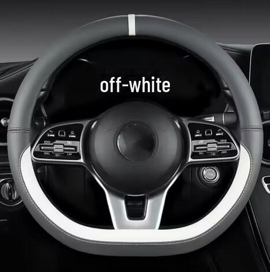 Panappi Cross-border Car Steering Wheel Cover In Various Colors for Medium-Sized Handles, Protects Car Steering Wheel from Wear and Tear.