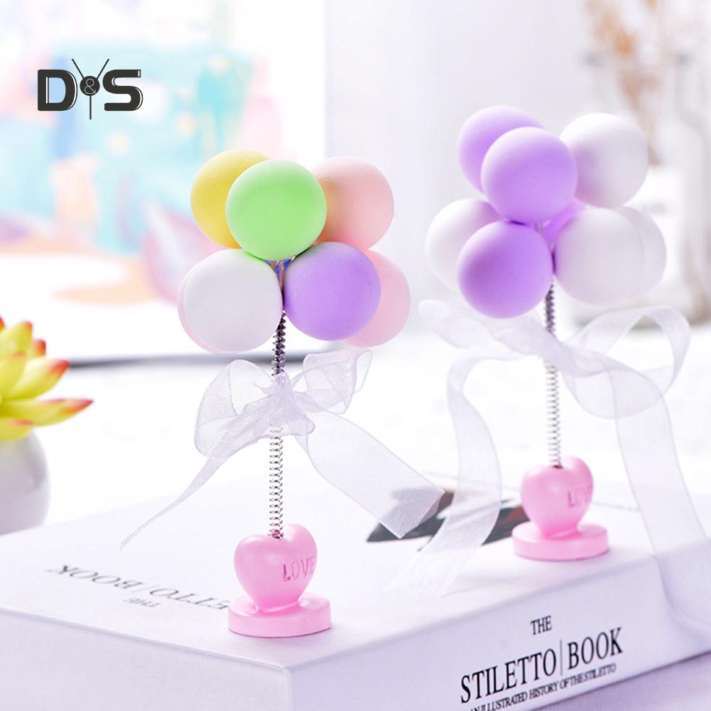 Mud in your eye Resin Balloon Love Figurine Craft Toy Doll House Car Cake Desk Ornament