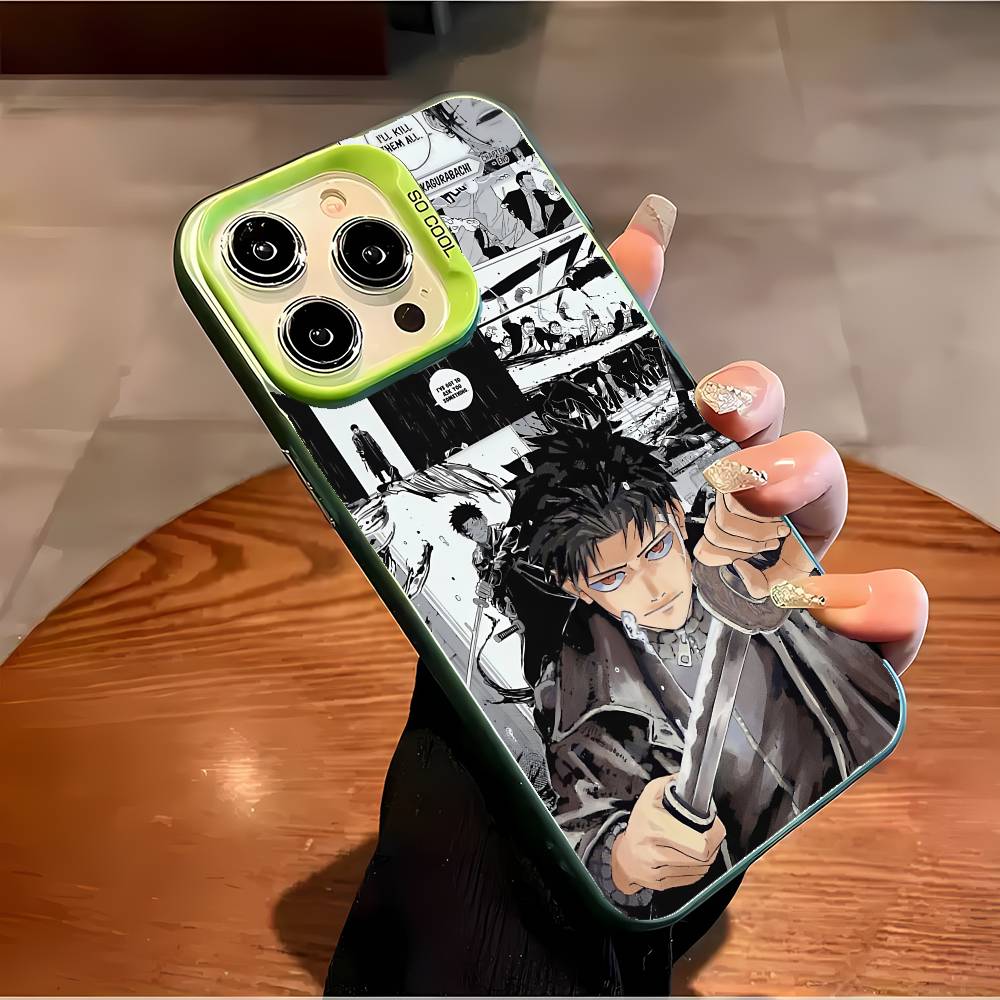 Anime Chihiro Rokuhira Phone Case For IPhone 17 16 15 14 13 12 11 Plus Pro Max Multicolor Aurora Laser Shockproof Funda Cover