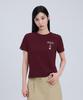 DISCOVERY EXPEDITION Women'S Freshvent Nature Crop Short Sleeve T-Shirt (D/Wine)