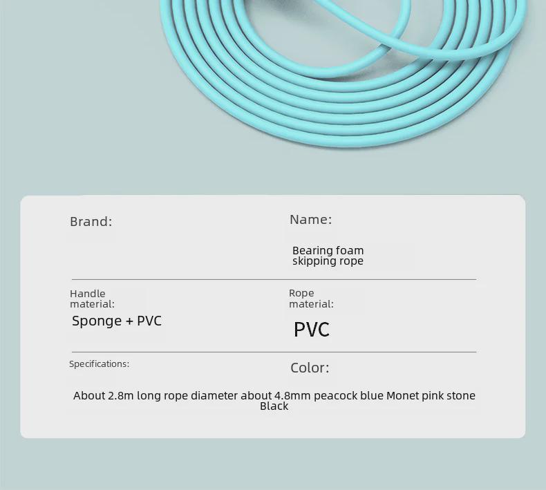 Professional Ropeless Skipping Rope for Fitness, Competition, and Sports - Ideal for Adults, Students, and Children