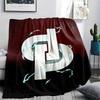 1PC JuL C'est Pas Des Lol Print Flannel Blanket, High quality All Seasons, Home Decor, Warmth and Comfort, Perfect for Christmas Gifts